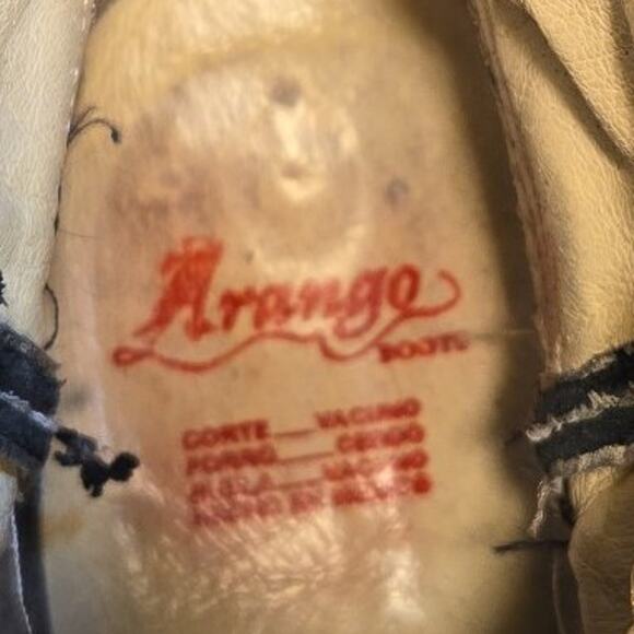Arango Boots made in Mexico Size 7 1/2 main image 4